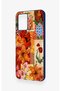 Vivo Y21S Compatible Orange Lily Patterned Silicone Case - 4