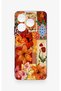 Realme C63 Compatible Orange Lily Patterned Silicone Case - 2