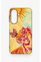 Samsung A27 Compatible Tiger of the Sun Patterned Silicone Case - 2