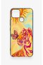 Realme C25 Compatible Tiger of the Sun Patterned Silicone Case - 2