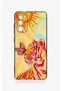 Samsung S20Fe Compatible Tiger of the Sun Patterned Silicone Case - 2