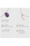 Intentions Collection 100% Natural Fluorite Pendant - Stone of Clarity - 7