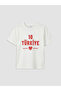 Esvab • Modern & Distinctive Zero Roba Collar Short Sleeve Printed Girls' Pajama Top - 2
