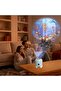 1PCS White 360 Rotating LED Starry Ocean Night Light Projector - 3