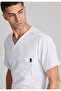 Sk0112 Structure Men's Scrubs Top - Imported, 4-Way Stretch, V-Neck, and Comfortable Doctor/Nurse Uniform - 4