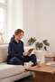 Women's 3 Threaded Yarn Hooded Sweatshirt and Jogger Bottoms Set Premium Hooded Sweatshirt and Jogger Bottoms Set Laci - 6