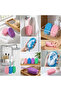 Silicone Bath Loofah with Exfoliating Effect – Shower Scrubber with Hanging Hook Bx40 - 3
