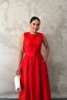 Rose Halter Neck Flared Dress - 3