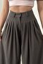 Gray Pleated Pants - 4