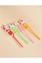 Assorted Plastic Novelty Straw Set 4 Pieces - 2