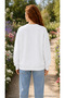 Women's Floral Detailed Bloom Graphic Printed Round Crew Neck Long Sleeve Sweatshirt - 2