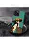 Realme 12 Lite Compatible Silicone Edge Hard Back Case Couple Phone Case Girl Patterned - 6