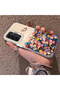 Samsung Galaxy A17 Compatible Silicone Edge Hard Back Case Couple Phone Case with Floral Pattern - 2