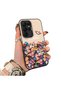 Samsung Galaxy S22 Ultra Compatible Silicone Edge Hard Back Case Couple Phone Case with Floral Pattern
