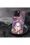 Samsung Galaxy S24 Compatible Silicone Edge Hard Back Case Couple Phone Case Girl Patterned - 7