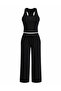Black Ribbed Globlu Athlete Comfortable Tracksuit Set - 5