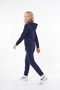Girl's Printed Zippered Hooded Double Pocket Tracksuit Set - 2
