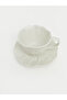 Rmz Gi̇yi̇m Farkiyla Flower Shaped Porcelain Coffee Cup Set 110 ml - 4