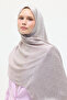 Italian Jacquard Shawl Circle Pattern - Mink - 2
