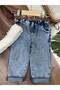 Leather Jacket with Fur Inside, Lycra, Elastic Waist Belt, Lycra Jeans, Long Sleeve, Badi 4-Piece Baby Boy Set - 5