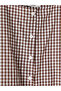 Brown Plus Size Plaid Blouse - 2