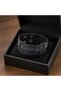 Men's Black Leather Bracelet – Braided Design, Adjustable Snap Closure, Gift Boxed - 3