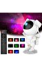 Star Projector Night Light with Timer, Remote Control and 360°Adjustable Design, Astronaut Nebula Galaxy Night Light Projector for Children Adults Baby Bedroom, Party Room and Game Room