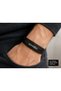 Istanbul Written Men's Leather Bracelet – Multi-Layered Bracelet with Black Weave Detail