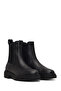 Women's Black Leather Chelsea Boots Wf210008Dv - 2