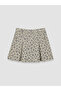 Green Leopard Patterned Girls' Shorts, Skirt and Pantyhose - 3