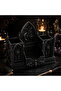 Gothic Desktop Organizer Pen Holder Multi-Compartment Desk Organizer Note Paper Holder - 3