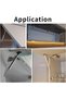 4 Pcs Gas Springs, 100N/22.5LB Gas Struts Lift Supports, Gas Shocks, Soft Close Hinges, Furniture Cabinet Door Lid Stay - 5