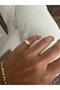 Gold Ellipse Pinky Ring - 3