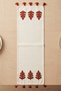 Tree of Life Embroidered Tassel Embroidered Cotton Runner Tablecloth 40X130 cm - 5