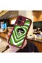 iPhone 16 Plus Compatible Case Camera Protector Cartoon Pattern Maroon Lover Couple Silicone Phone Case