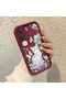 Vivo Y31 5g Compatible Case Camera Protective Cat Case Maroon Lover Couple Silicone Phone Case - 3