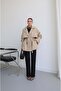 Beige Alyssa Belted Trench Coat - 3