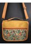Anatolian-Inspired Bohemian Bag - Tan Suede and Authentic Weaving - 2