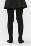 Glb-Stl41414 Girls' Cotton Pantyhose Black - 2