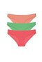 Glb-Stl41414 3-Piece Super Eco Set Lycra Women's Slip Panties 543