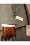 Slim Fit Men's Pointed Collar Double-Sided Jacket Vest Pants Suit Khaki T20116-06 - 5