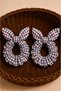 Pötikare Scrunchie Rabbit Ear Bow Hair Clip Strong Elastic Hair Clip Set of 2 - 3