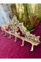 Brass Cast Iron Hanger Rack 21 cm - 2