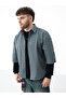 Easy-To-Wear, Loose-Fitting Men's Shirt with Snap Fasteners on the Shoulders