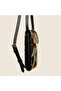 Valley Ethnic Pattern Phone and Card Bag Mini Crossbody Bag Black - 3