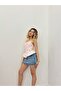 Women's Strapless Floral Patterned Lace-Up Backless Peplum Crop Blouse - 4