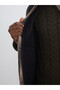 Peak New Season Plaid Patterned Wool Blend Men's Shirt Jacket - 4