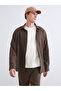 Xside Brown Regular Fit Long Sleeve Linen Look Men's Shirt - 2