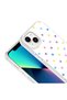iPhone 15 Case Colorful Patterned Side Airbag Protection Camera Raised Silicone Brsa - 7