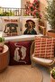 Popart Dog and Leopard Patterned 4-Piece Throw Pillow Cover Set - 2